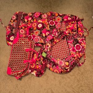 VERA BRADLEY 4 PIECE SET AMAZING CONDITION